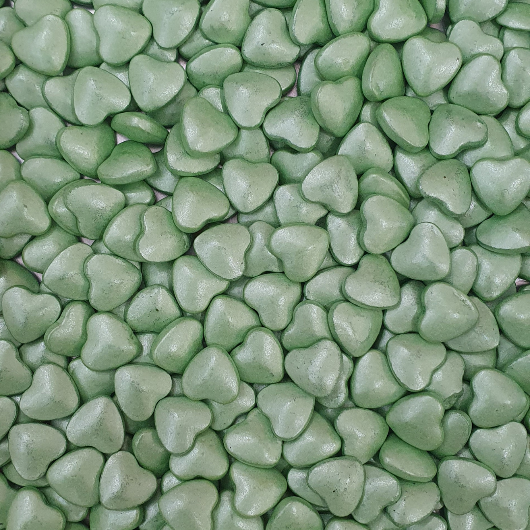 Ind Green Heart Sprinkle