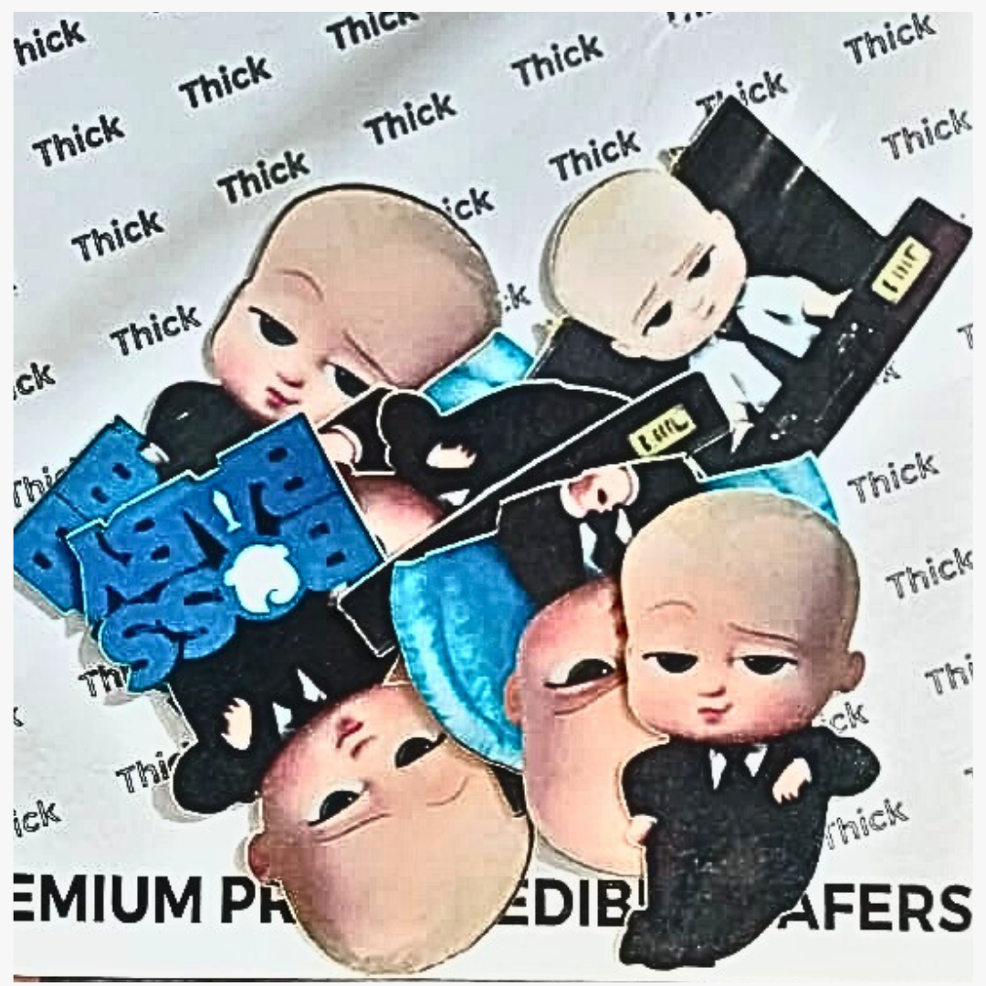 Boss Baby Theme Edible Precut