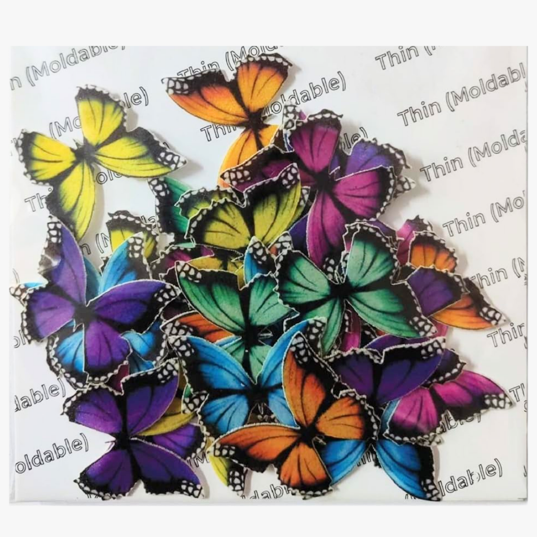 Mix Butterfly 10 Theme Edible Precut