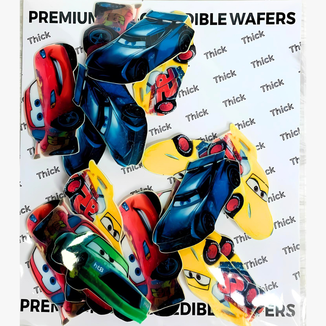 Cars Theme Edible Precut