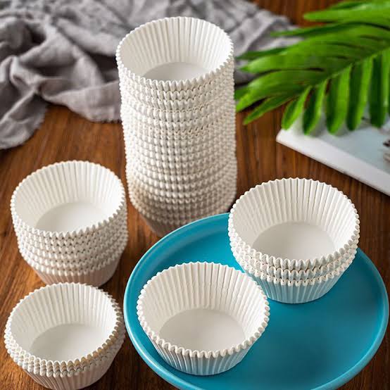 Cupcake Linear White ( 500Pcs)