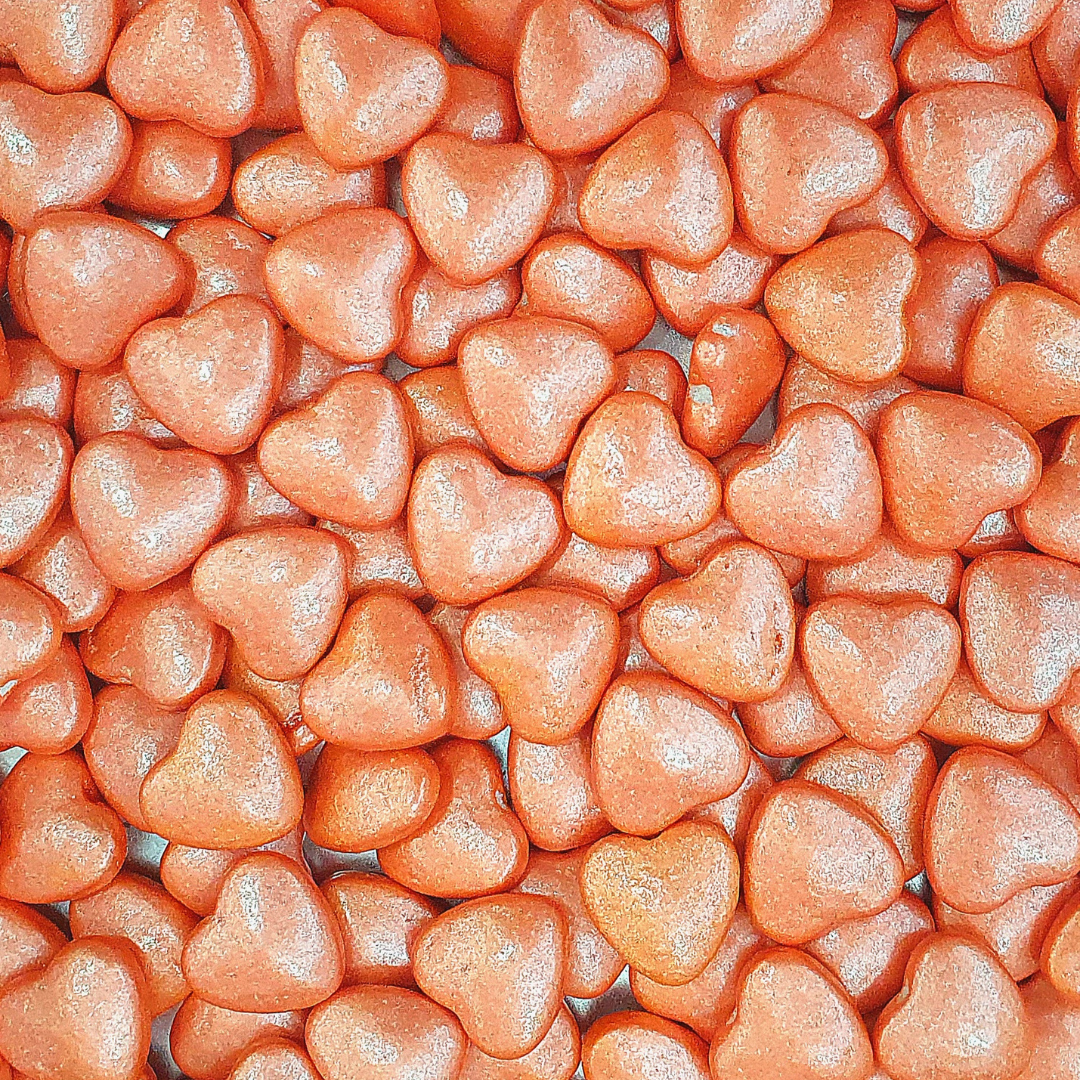 Orange Heart Sprinkle