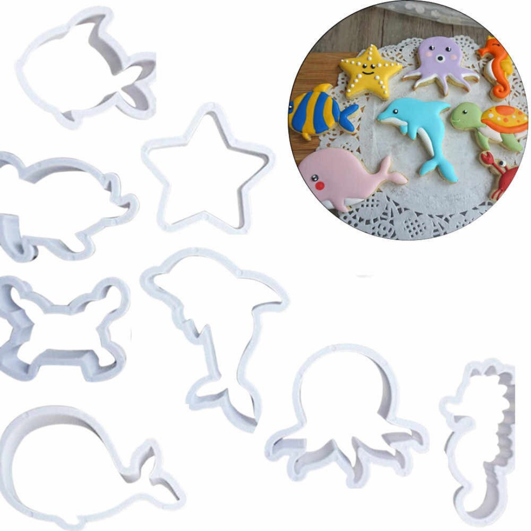 Sea animal fondant cutter