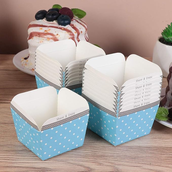 Square paper cup