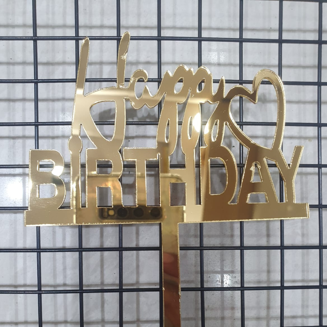 Acrylic  Birthday Toppers