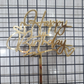 Acrylic  Birthday Toppers