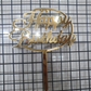 Acrylic  Birthday Toppers