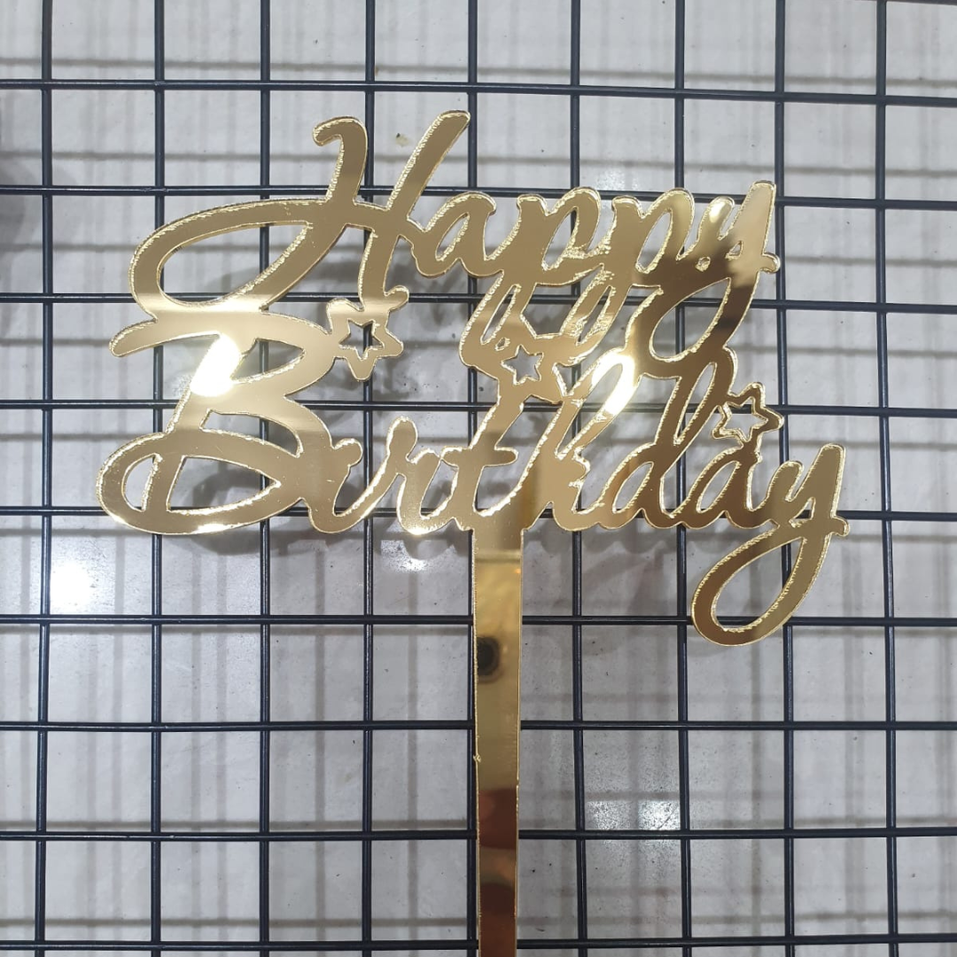 Acrylic  Birthday Toppers