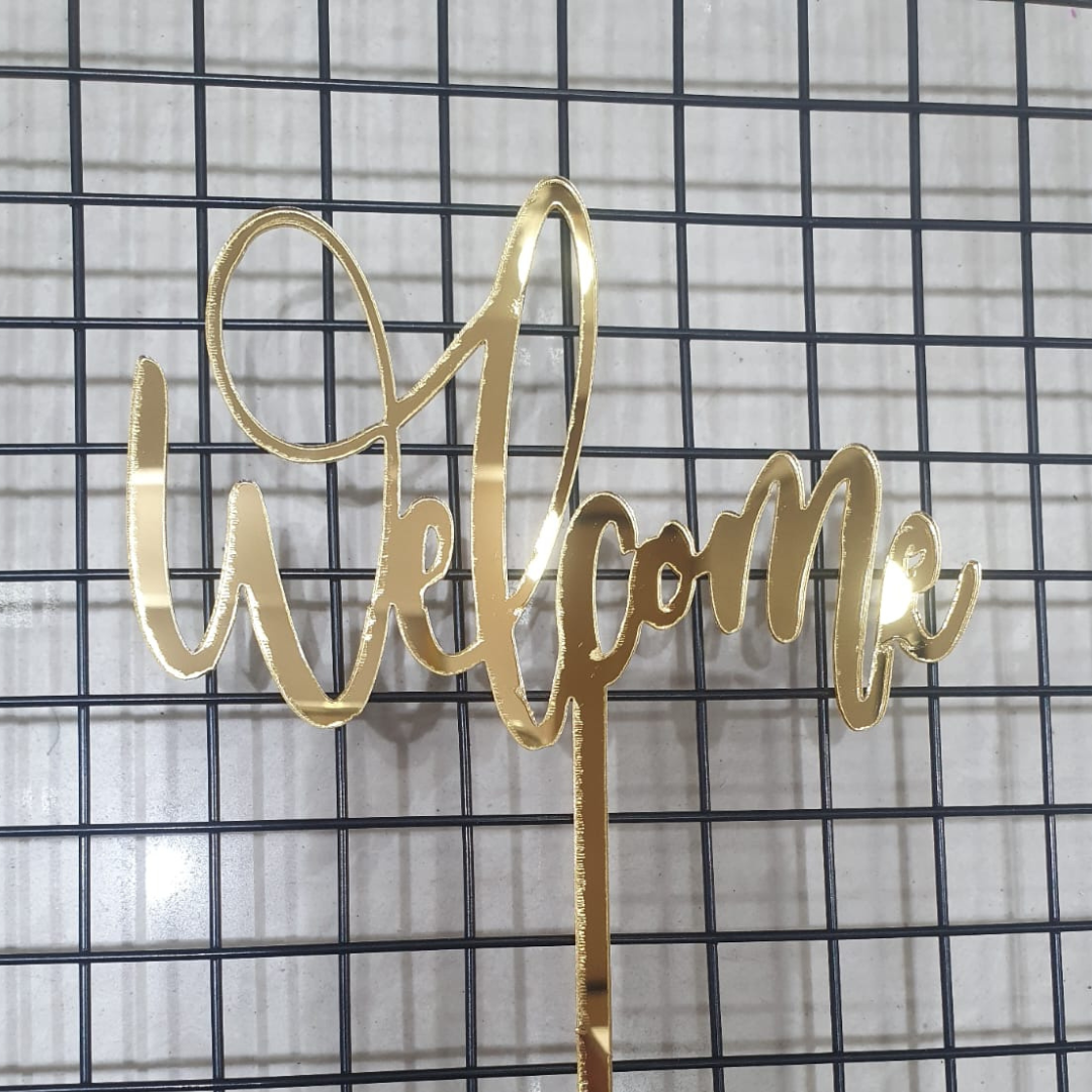 Acrylic  Theme Toppers