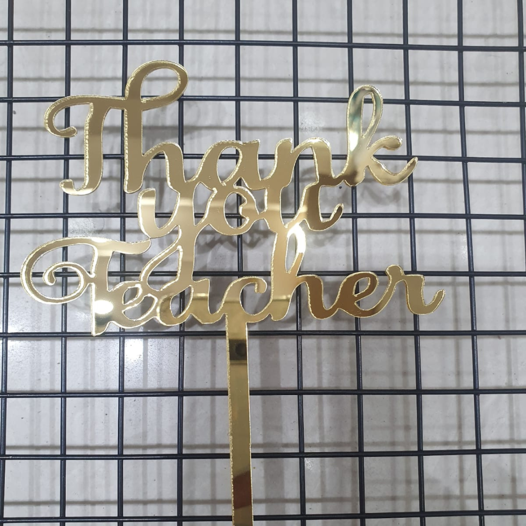 Acrylic  Theme Toppers