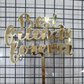 Acrylic  Theme Toppers