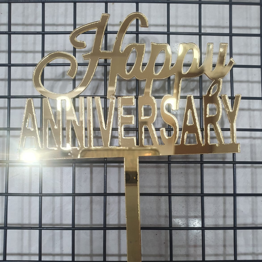 Acrylic  Anivesary Toppers