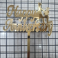 Acrylic  Anivesary Toppers