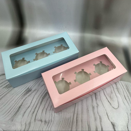 3 Cup Cake Box
