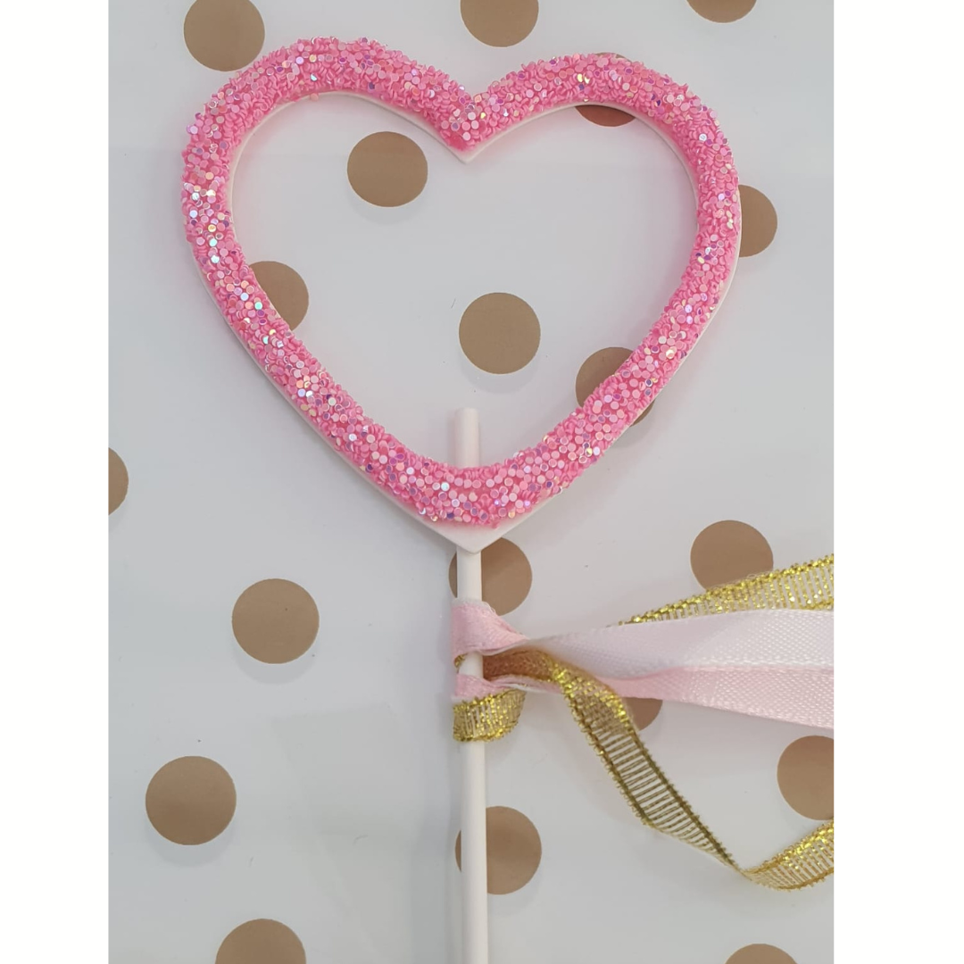 Heart toppers(red/Blue/Pink)
