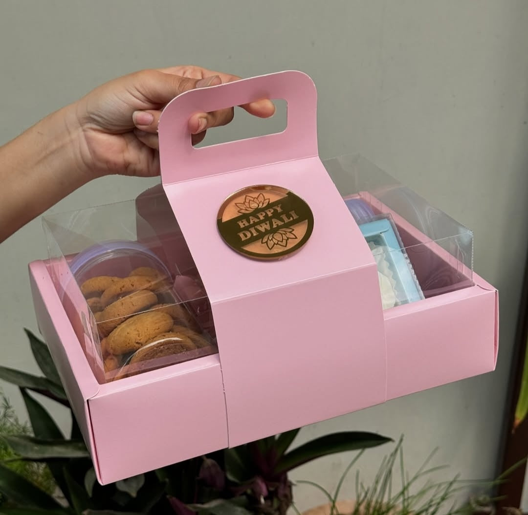 6 Brownie/ 12 Mini Handle Box for  6cc/ 6 Brownie 12 mini 10*7*4