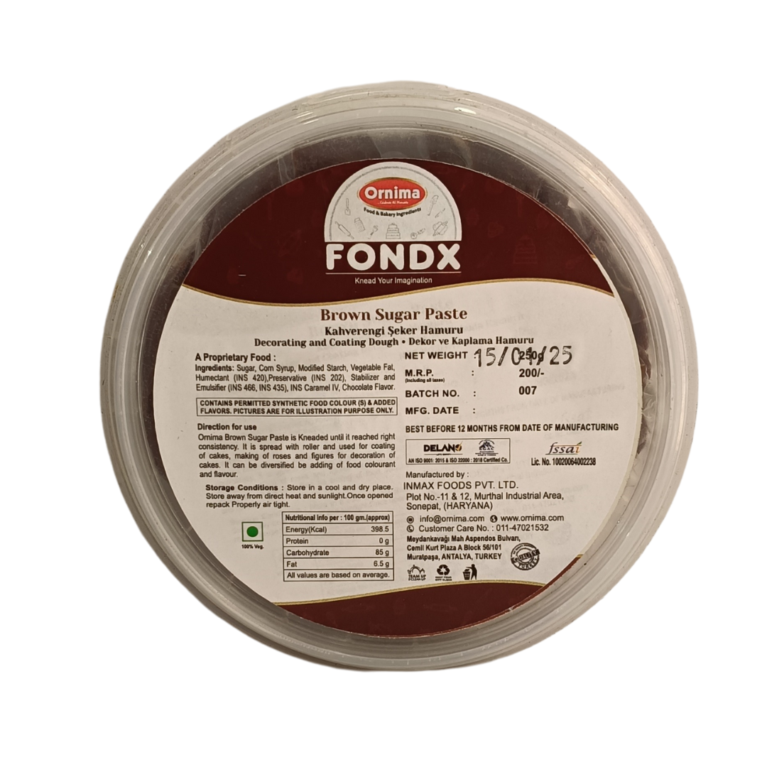 SUGAR PASTE BROWN COLOR (FONDX)