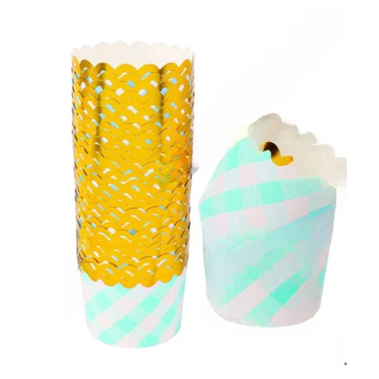 Gold Coated Muffins Cup big