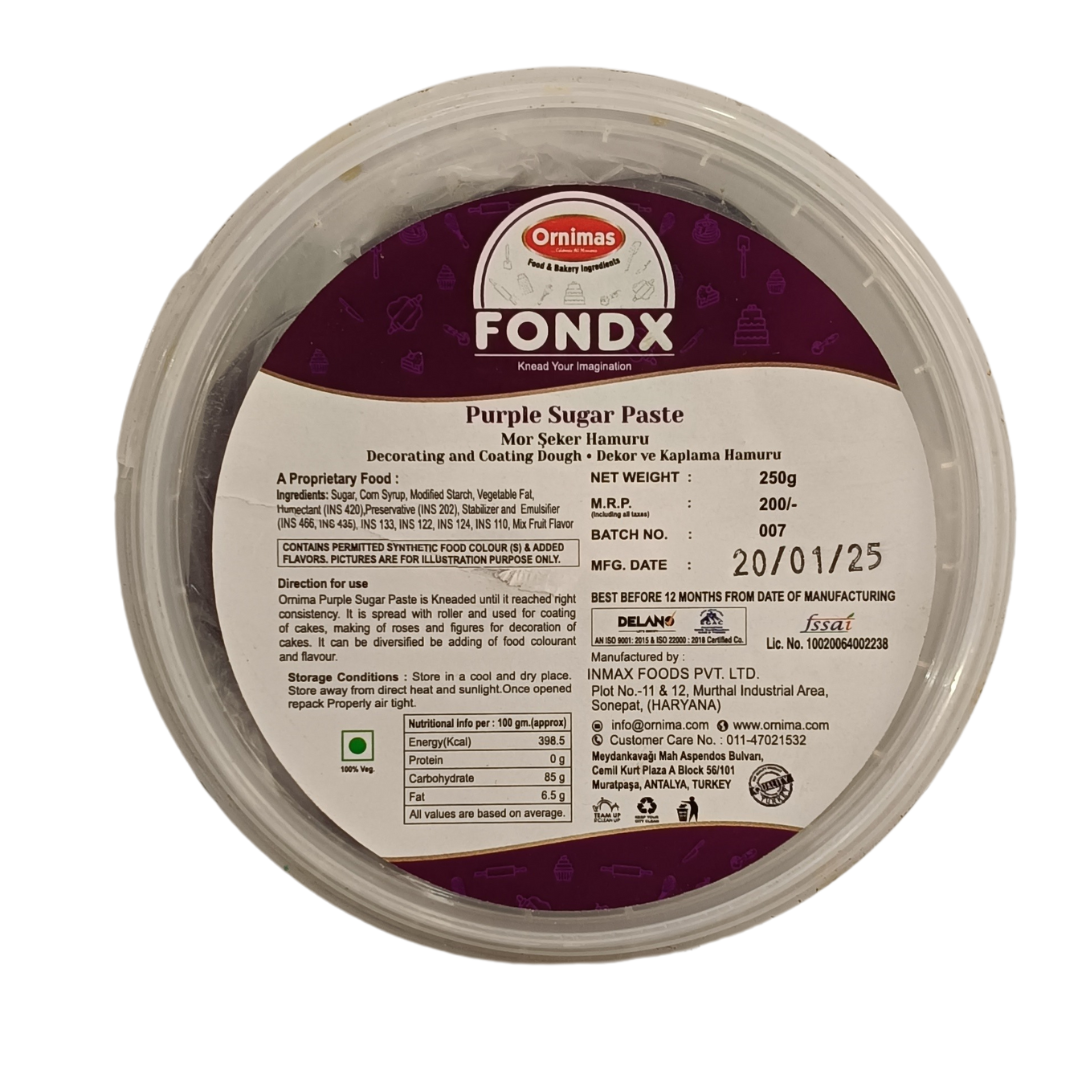 SUGAR PASTE PURPLE COLOR (FONDX)