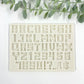 Silicon Alphabrt Shape Fondant Mold
