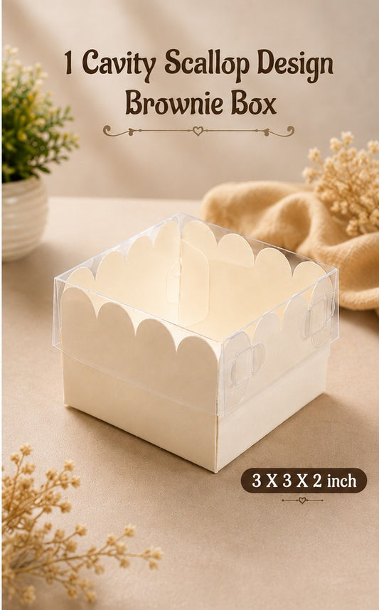 1 DONUT BOX /1 BROWNIE BOX 3*3*1.75