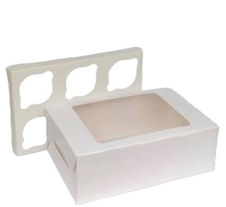 6 CUP CAKE BOX
