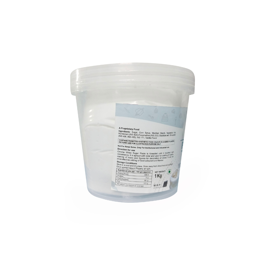 SUGAR PASTE WHITE COLOR (FONDX)