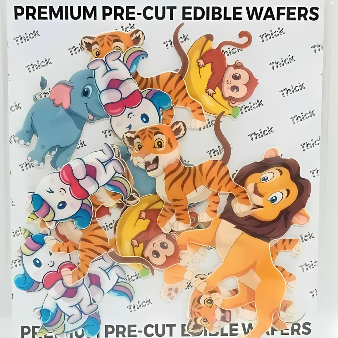 Animal Theme Edible Precut
