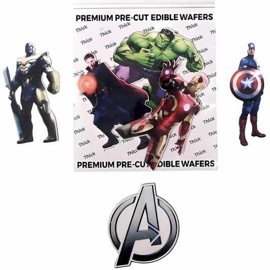 Avenger Theme Edible Precut