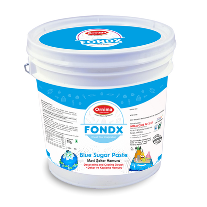 SUGAR PASTE BLUE COLOR (FONDX)