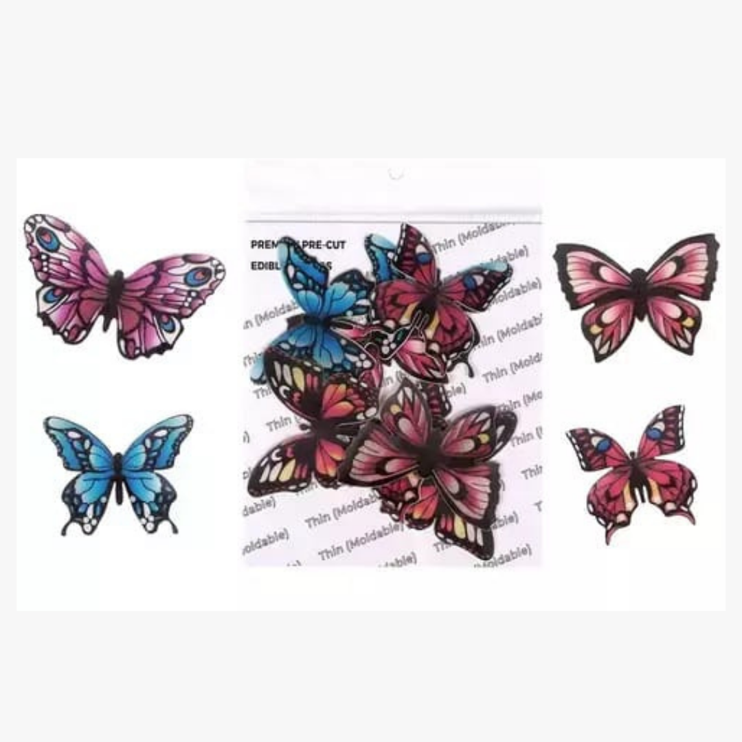 Mix Butterfly 2 Theme Edible Precut