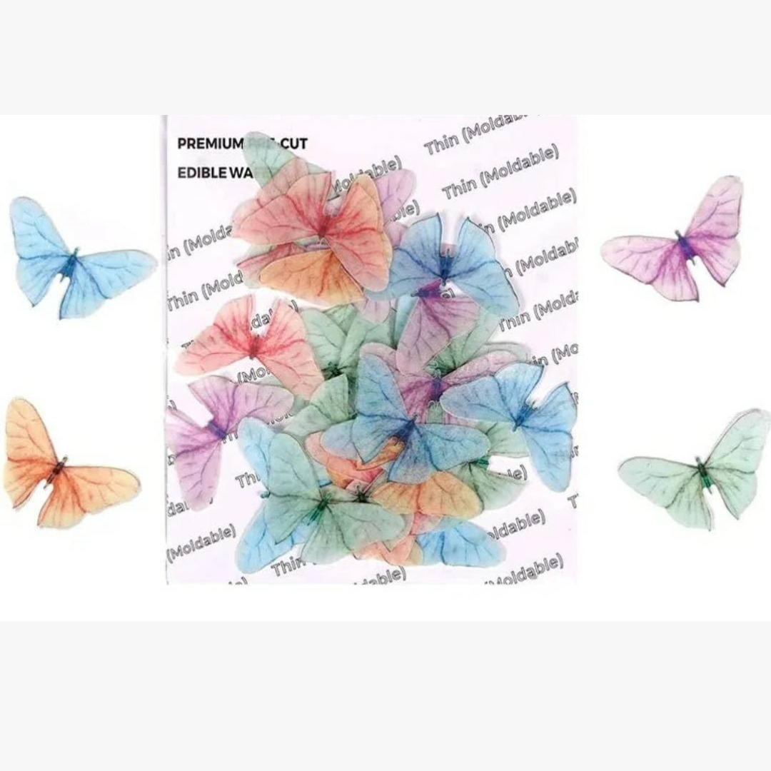 Mix Butterfly 3 Theme Edible Precut