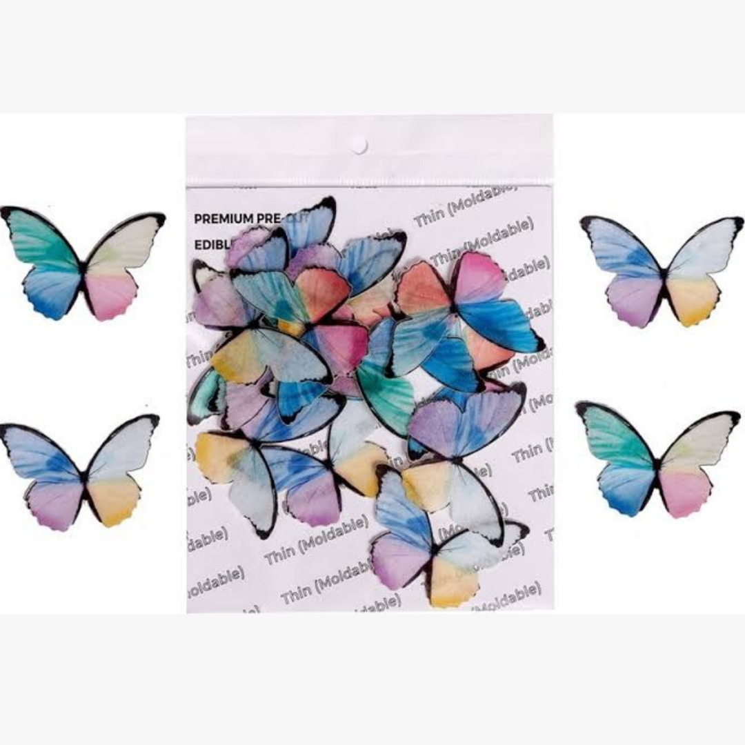 Mix Butterfly 4 Theme Edible Precut
