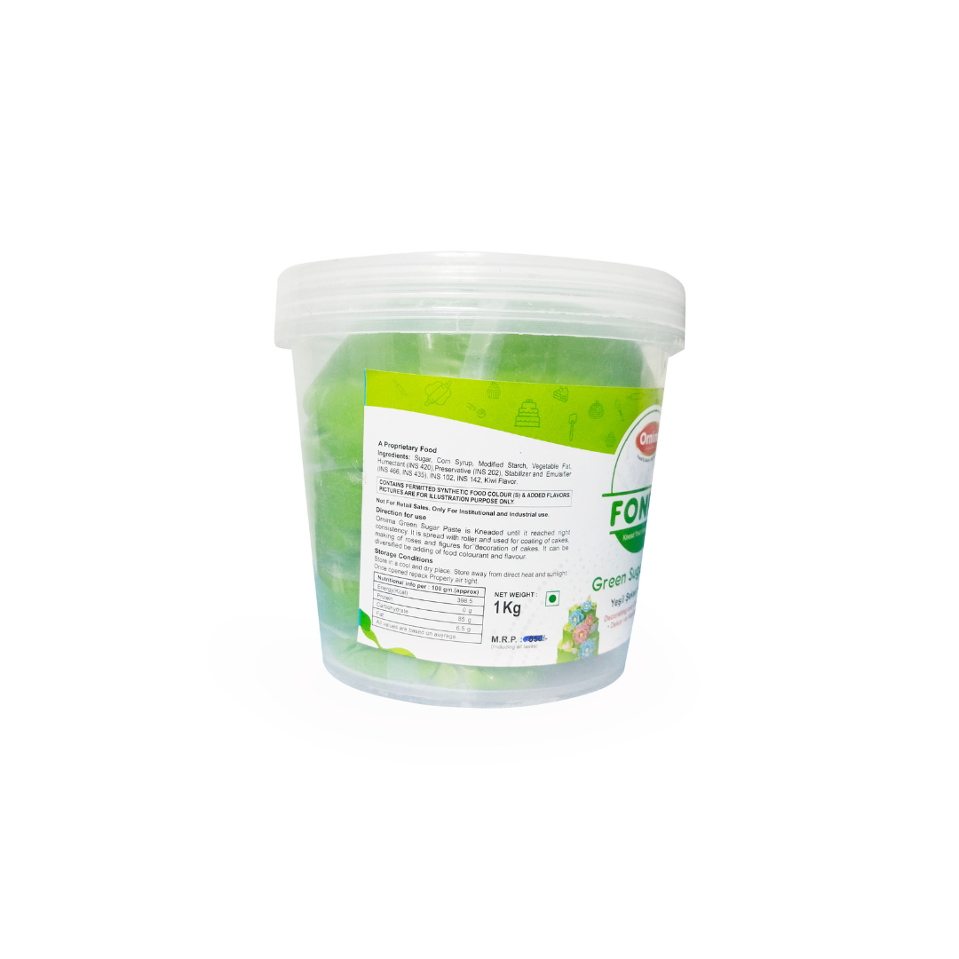 SUGAR PASTE GREEN COLOR (FONDX)