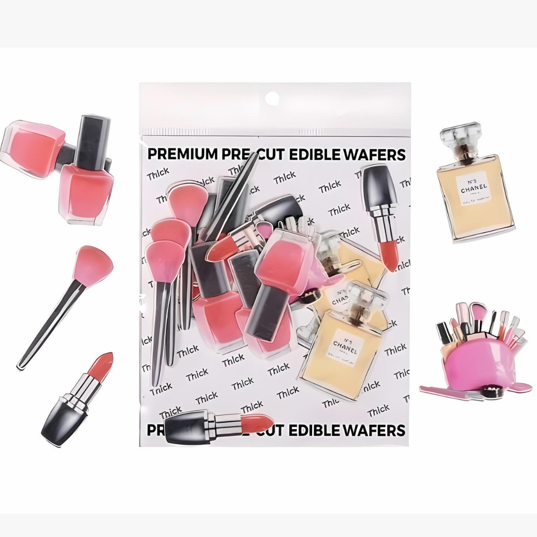 Makeup Kit Theme Edible Precut