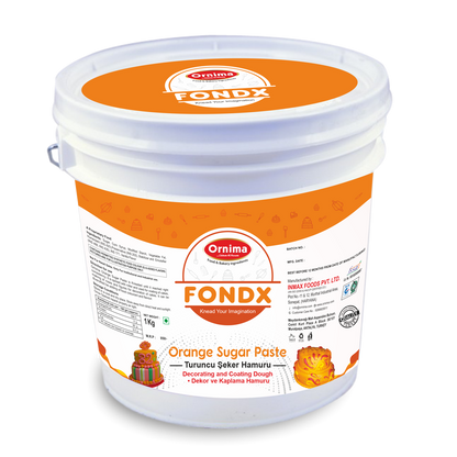 SUGAR PASTE ORANGE COLOR (FONDX)