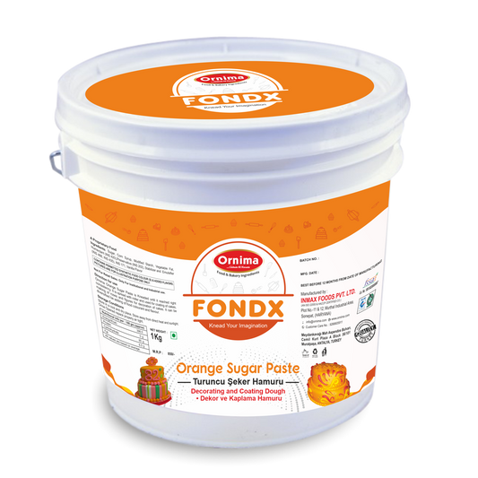 SUGAR PASTE ORANGE COLOR (FONDX)