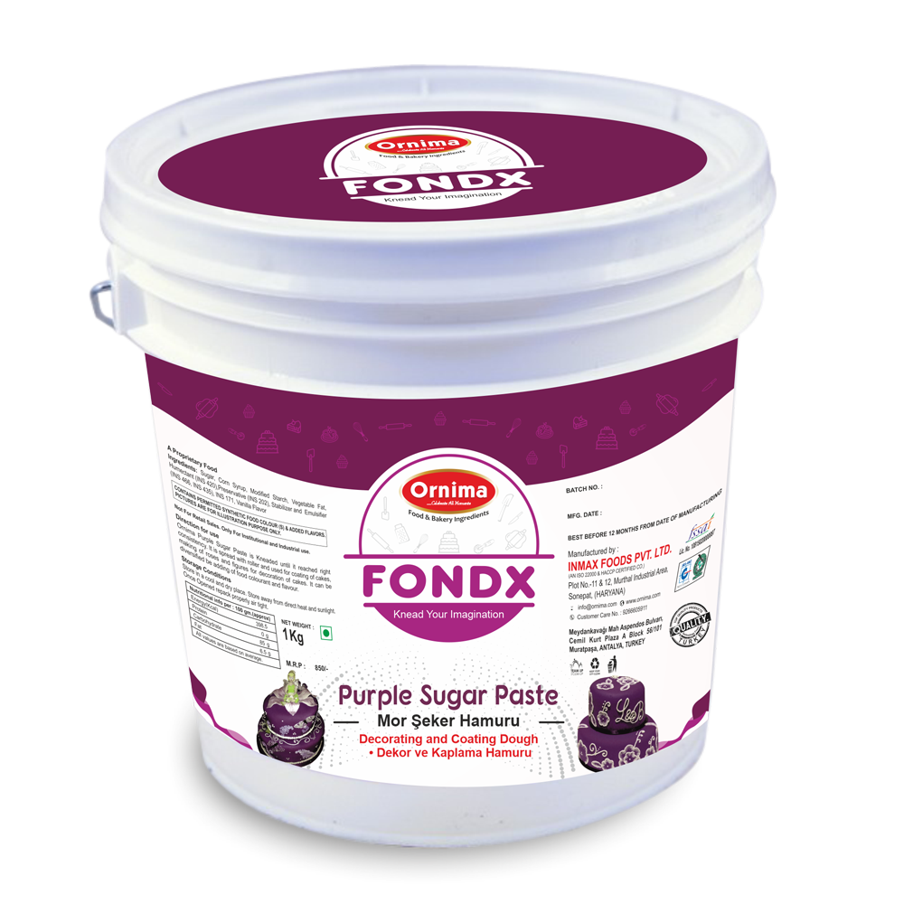 SUGAR PASTE PURPLE COLOR (FONDX)