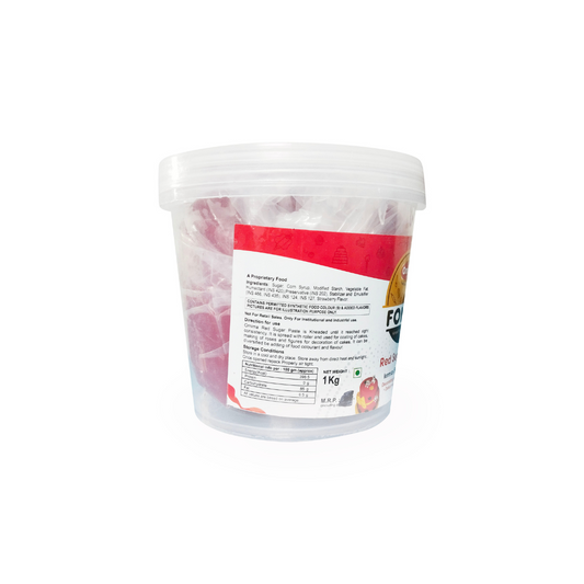 SUGAR PASTE RED COLOR (FONDX)