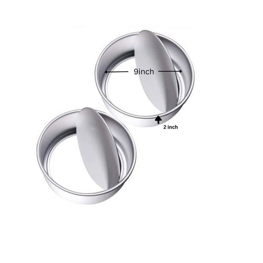 Aluminium round 9/2 inch Removable bottom