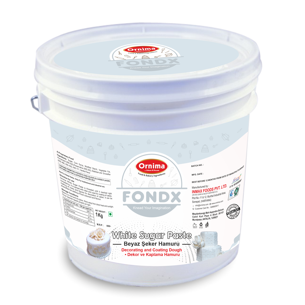 SUGAR PASTE WHITE COLOR (FONDX)