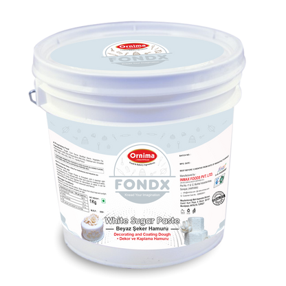 SUGAR PASTE WHITE COLOR (FONDX)