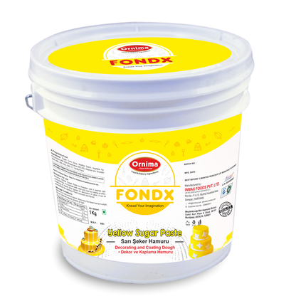 SUGAR PASTE YELLOW COLOR (FONDX)