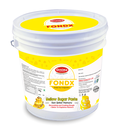SUGAR PASTE YELLOW COLOR (FONDX)